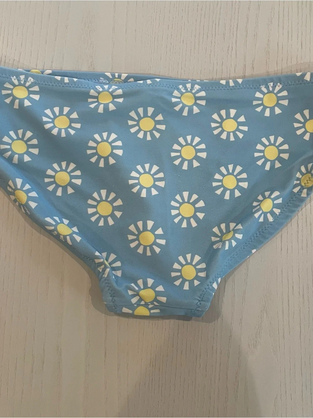 Primary Kids Swim Tank Bikini Bottom Swim Set (Daisy Floral Sun) - Size 10
